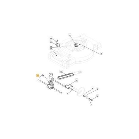 GR.TRAZIONE FR. MULTICLIP ALLUMINIO 53 ORIGINALE STIGA - 181003089/0
