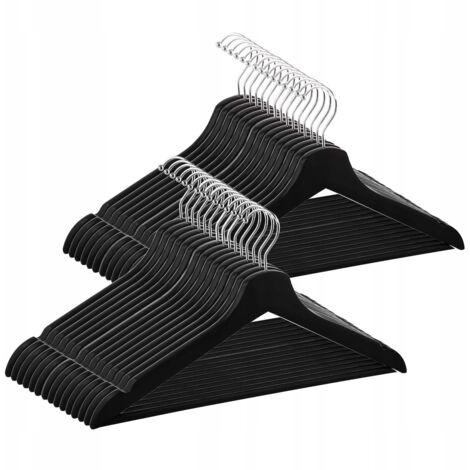 GRUCCE PER VESTITI ABBIGLIAMENTO IN LEGNO SET x30 ARMADI INGRESSO