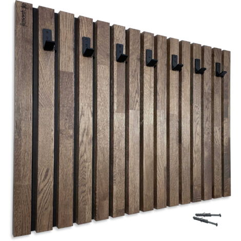 Gruccia in legno Lamele 80cm marrone
