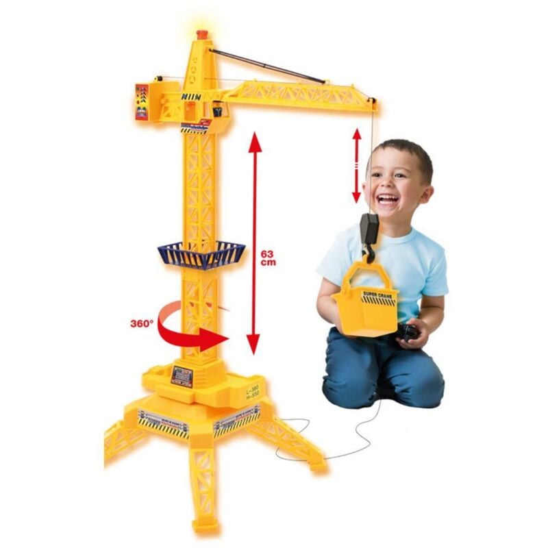 Basic - Grue avec commande par câble et chariot mobile avec télécommande