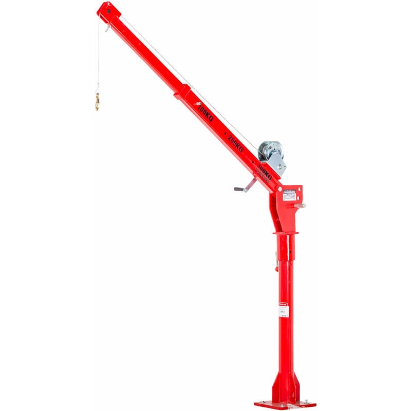 Mw-tools - Grue mobile 300 kg avec treuil BK300M