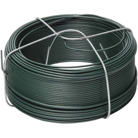 Grün plastifizierter Draht mit Halterung  50m  Werka Pro  ø 0,9 mm