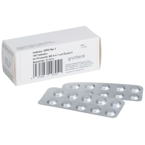 Grünbeck Ersatz Indikator DPD 1, 100 Tabletten