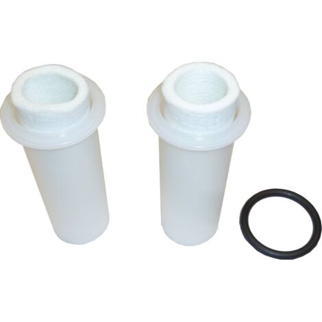 Grünbeck Ersatzfilterkerze 50 µm, 2erPack Größe 1 Schutzglocke und Glocken-O-Ring, 103001
