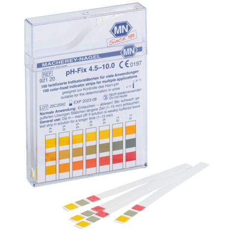 Grünbeck Wasserprüfeinrichtung Bestimmung pH-Wert 4,5 bis 10 pH 100 Teststreifen 17016