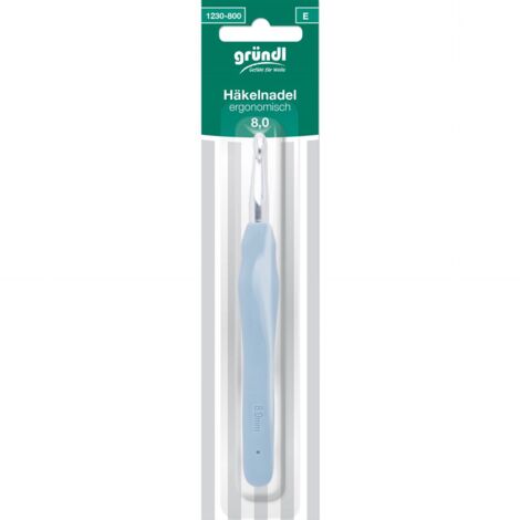 Gründl Ergonomische Häkelnadel 8 mm Handarbeit