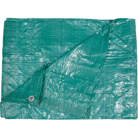 Grüne Abdeckplane 2x3 m, 57 g/m², wasserdicht
