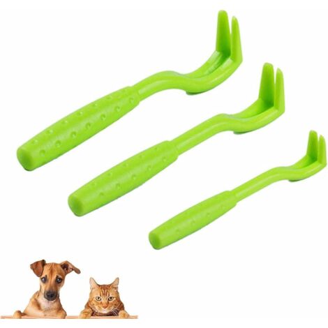 grüne Zeckenpinzetten, Zeckenhaken, Zeckenfallen, Zeckenfallen für Hunde und Katzen, Zeckenentfernung