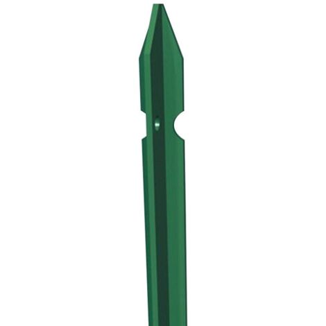 Grüner plastifizierter T-Stab 175x3x3 cm