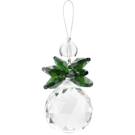 Grüner prismatischer Anhänger für Weihnachts- und Hochzeitsdekoration - K9 Kristallornamente
