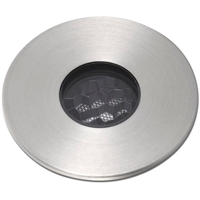 Grund - Encastrés de sol inoxydable satiné et noir mat de faro 70726