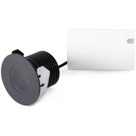 GRUND LED Lampada da incasso nero 7W