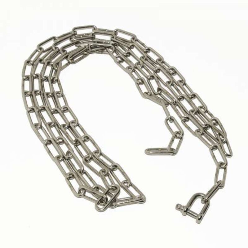 Ablaßkette 4mm Niro mit Schäkel 3m für seg Abwasserpumpen 91071763 - Grundfos