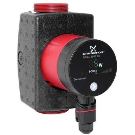 Grundfos Alpha1 Hocheffizienz-Umwälzpumpe 99236216 32-40, 180 mm, PN 10, 230 V