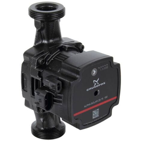 GRUNDFOS Hocheffizienz-Umwälzpumpe ALPHA SOLAR 25-75 180 mm