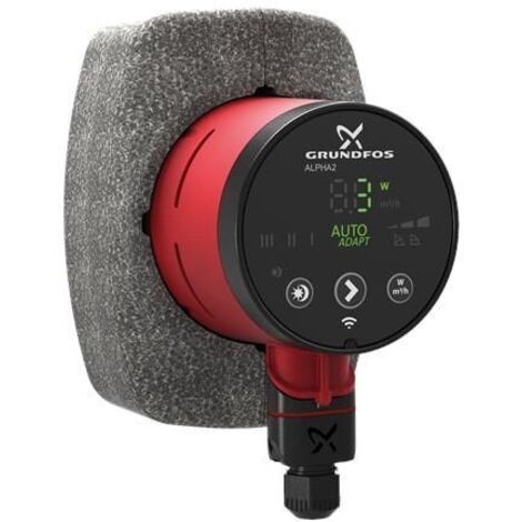 Grundfos Hocheffizienz Umwälzpumpe Alpha2 25-60, G 1 1/2, 130mm, PN 10, 230 V