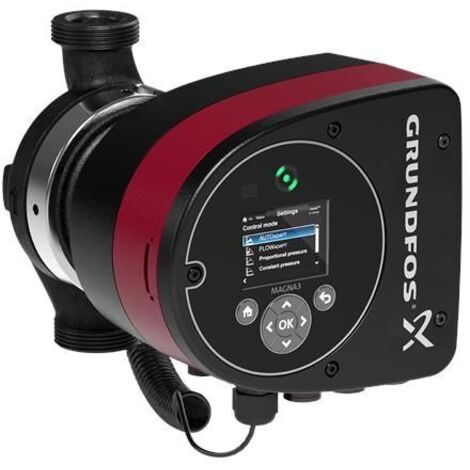 Grundfos Hocheffizienz-Umwälzpumpe Magna3 25-40 180 mm