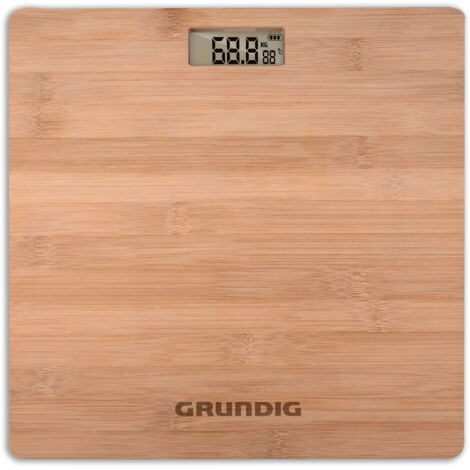 GRUNDIG Digitale Bambus-Körperwaage