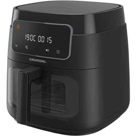 Grundig FRY 7320 Friggitrice ad Aria Calda Nera 7,6 L
