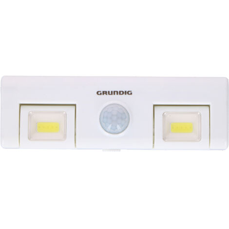 Grundig - L谩mpara doble con sensor de movimiento, para cocina, armario, etc.