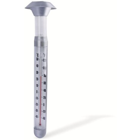 Paket] Außen Thermometer Solar Gartenthermometer Wetter Garten  Solarthermometer neu