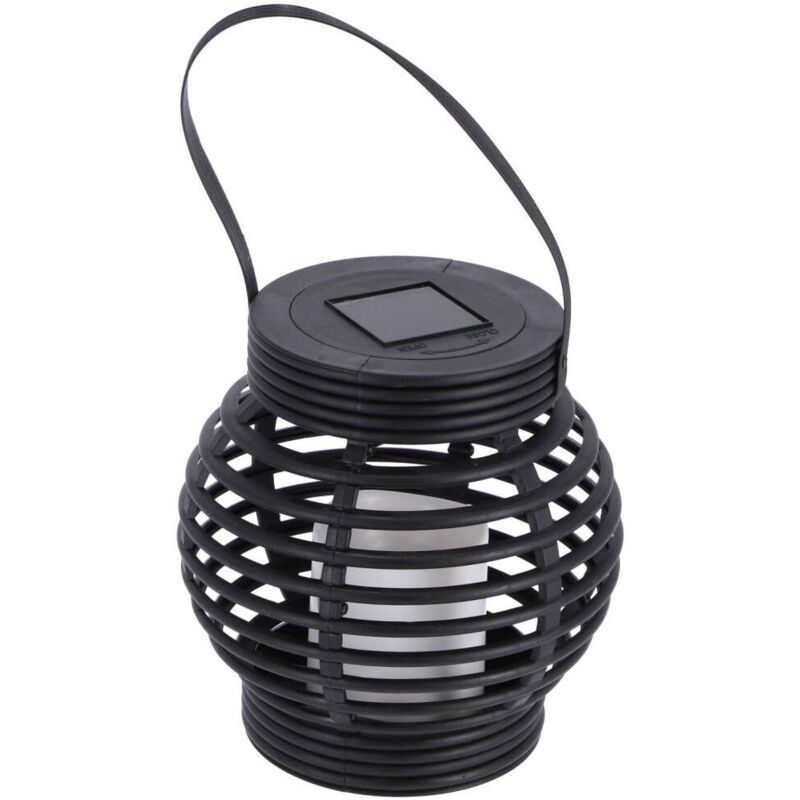 Lanterne led Grundig Soloar 15x16 cm Noir