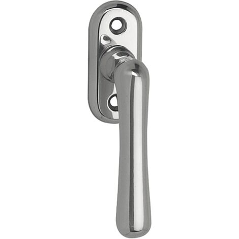 GRUNDMANN Fenstergriff ELEGANT 504H - sichtbar geschraubt, 7x35, Alu poliert