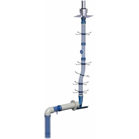 JEREMIAS GMBH Grundpaket Flex Schornstein DN 80/125mm für Brennwertthermen