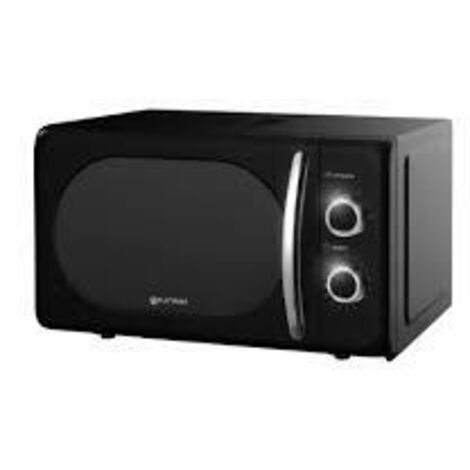 Grunkel - Micro-ondes de 20 litres et 700W de puissance avec 5 et 6 niveaux de puissance et minuterie de 60minutes couleur White (avec gril noir)