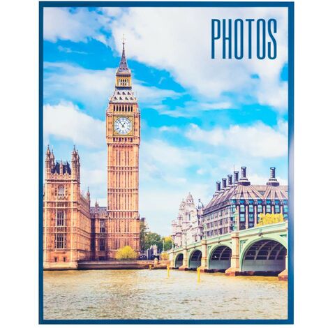 Grupo Erik: Album fotografico London Album foto 13x18 con 96 tasche e  copertina flessibile, Album Fotografico 13x18 100 foto, Album foto 13x20, Foto  12x18 o Foto 13x19