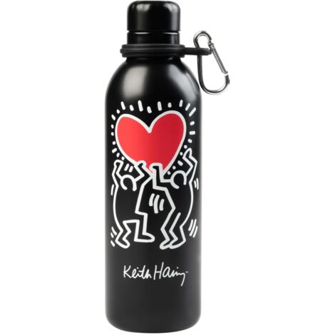 Grupo Erik: Borraccia Termica 500ml Keith Haring  Borraccia In Acciaio Inox – Bottiglia Per L'acqua, Ideale Come Regalo