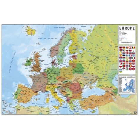 Grupo Erik Editores Poster Carte Europe