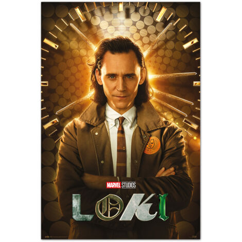 Grupo Erik Poster Marvel Loki time variant - Poster Loki - Laminas decorativas 61x91,5cm a todo color  Posters para pared ideal decoración habitación Marvel regalos