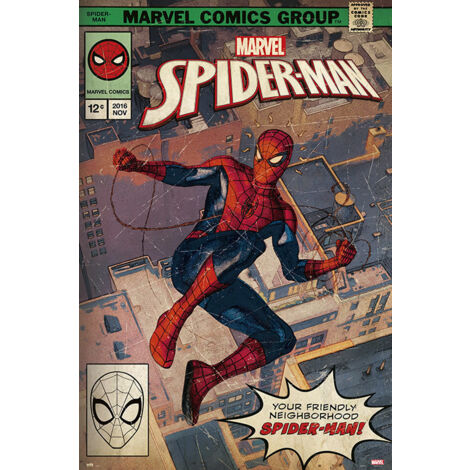 Grupo Erik - Póster Marvel Spider-Man Comic Front, 61 x 91,5 cm