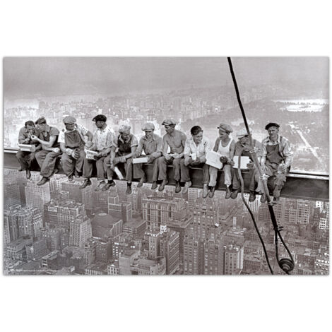 Grupo Erik - Póster New York- Obreros, 61x91,5 cm