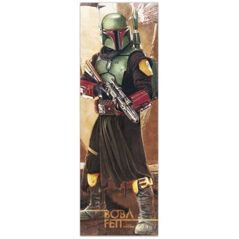 Grupo Erik Póster puerta Star Wars Boba Fett - Lamina decorativa Star Wars - Póster Star Wars Boba Fett / Póster Grupo Erik - Producto con licencia oficial (PPGE8085)