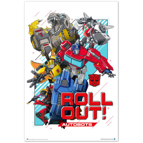 Grupo Erik Póster Transformers Roll out - Lamina decorativa Transformers Roll out/Póster Producto con licencia oficial