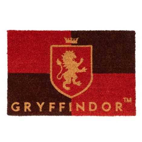 Grupo Erik Zerbino Harry Potter, Zerbino Ingresso Grifondoro, Fabbricato con una Base in PVC Antiscivolo, 40x60 cm