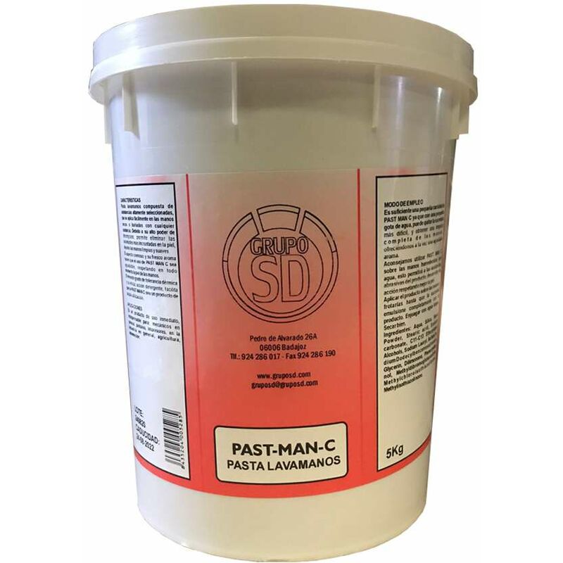 

Gruposd - Past-Man C Pasta Lavamanos (Tarro 5 Kg.