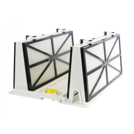 Gruppo coperchio inferiore con cartuccia filtro standard completo robot Dolphin