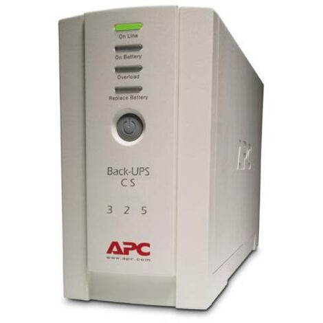 Gruppo di Continuità APC Back-UPS CS 325VA 210W senza Software, 0,325 kVA