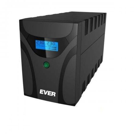 Gruppo di continuita\' Ever Easyline 2200 AVR USB 2200VA/1200 Nero [T/EASYTO-002K20/00]