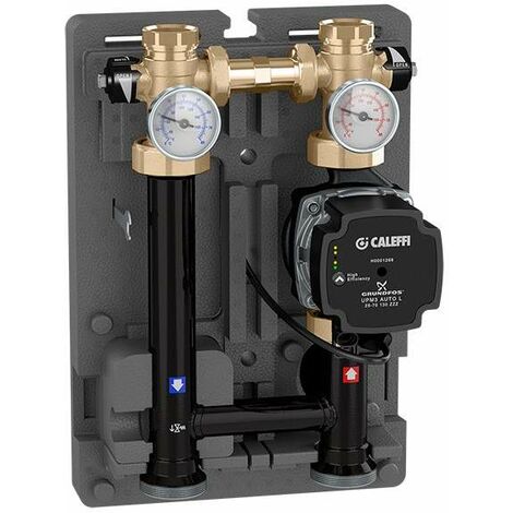 Gruppo di distribuzione diretta per impianti di riscaldamento Caleffi 16560  1" - UPML 25-105