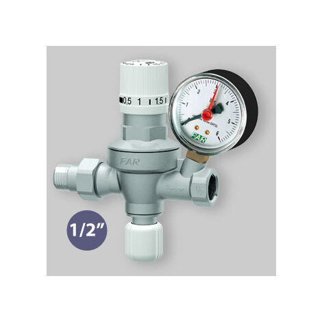 Gruppo Di Riempimento Automatico Con Manometro Far 1/2" Mf