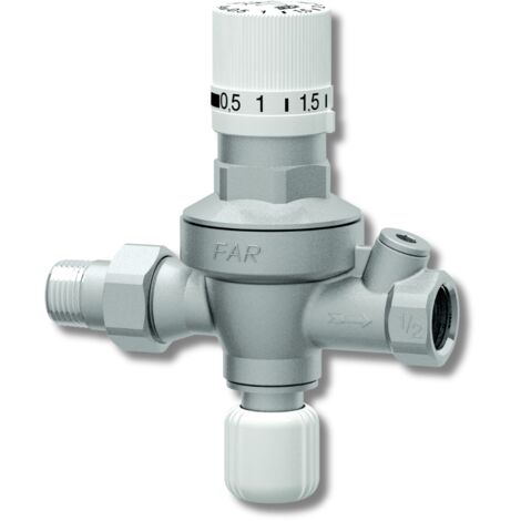 Gruppo di riempimento automatico con manopola numerata 1/2" Mf per impianti a circuito