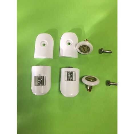 RUBINETTERIASHOP Gruppo di scorrimento per box samo RIC1600 Bianco