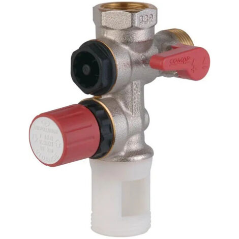 Gruppo di sicurezza COMAP 20x27: flusso diritto, collegamento verticale