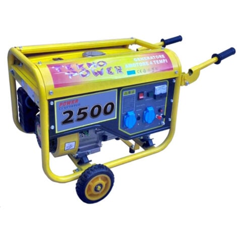 Gruppo elettrogeno/Generatore di corrente 2200W - 220V con ruote