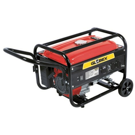 Gruppo elettrogeno/Generatore di corrente 2800W - 220V con ruote Globex - GX 3000GE