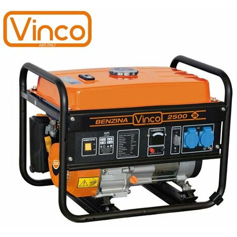 Gruppo elettrogeno/Generatore di corrente con scheda AVR 2200W - 220V Vinco - BDLEC2500
